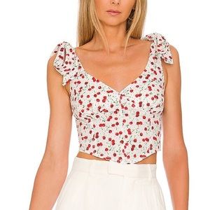 MORE TO COME Cindy Tie Strap Bustier